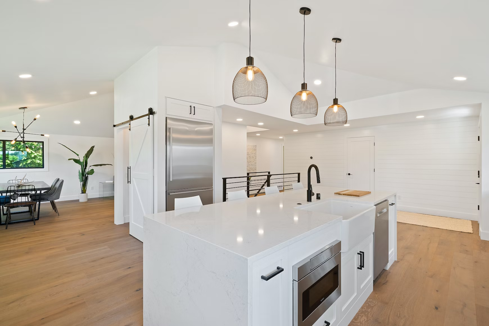 Bright Contemporary Kitchen Remodel by Home Vision Remodel project photo