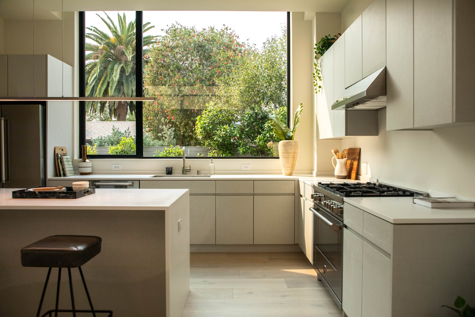 Contemporary Minimalist Kitchen Remodel by Home Vision Remodel project photo